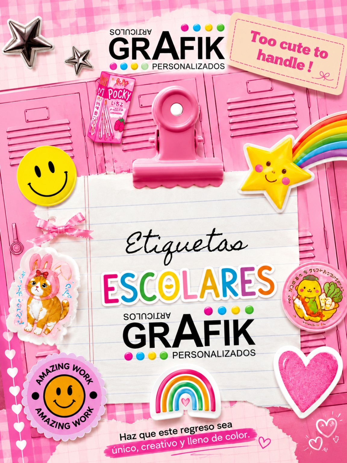 Promoción de etiquetas escolares Grafik